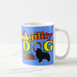 Caneca De Café Sheltie Agilidade Shetland Sheepdog Gifs