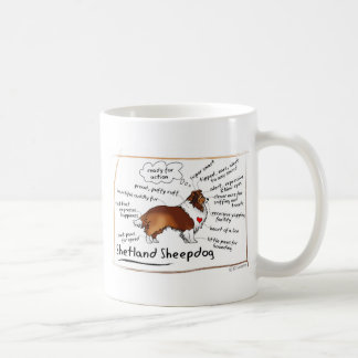 Caneca De Café Sheltie do Sable