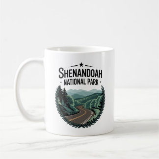 Caneca De Café Shenandoah National Park Skyline Drive View Design