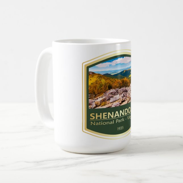 Caneca De Café Shenandoah NP (PF1) (Frente Esquerda)