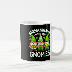 Caneca De Café Shenanigans Com Meus Gnomos Dias de São Patrícios