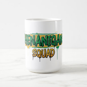 Caneca De Café Shenanigans Squad Rua. Dia de Patrick
