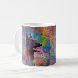 Caneca De Café Shepherd - Ilustração Holandesa