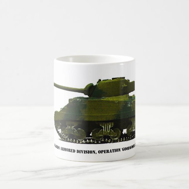 Caneca De Café Sherman 'Firefly' Guardas Armored Div... (Centro)