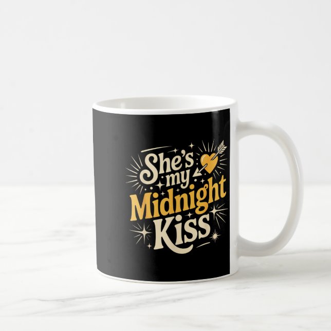 Caneca De Café She's My Midnight Kiss Saying Romantic Couple New  (Direita)