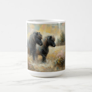 Caneca De Café "Shetland Pony" (n.o 1 de um conjunto)