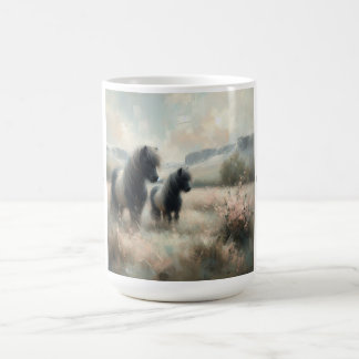 Caneca De Café "Shetland Pony" (n.o 2 de um conjunto)