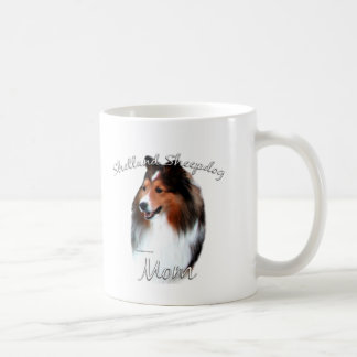 Caneca De Café Shetland Sheepdog (sable) Mãe 2