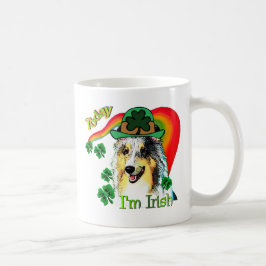 Caneca De Café Shetland Sheepdog St Patricks