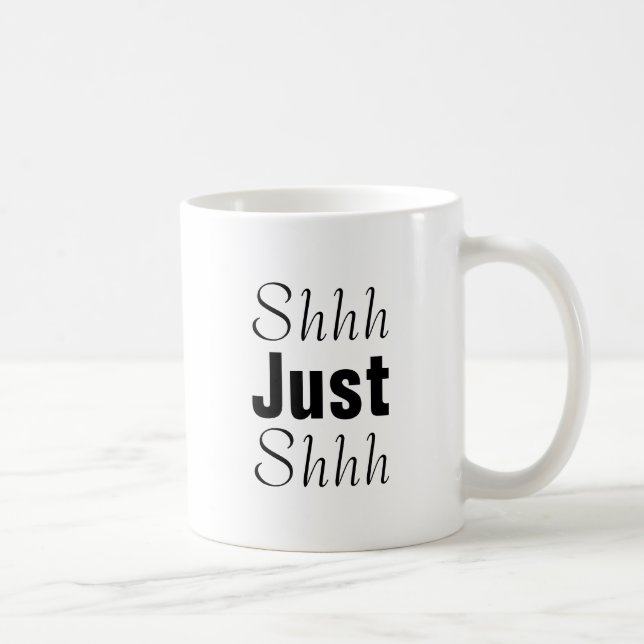 Caneca De Café Shhh... (Direita)