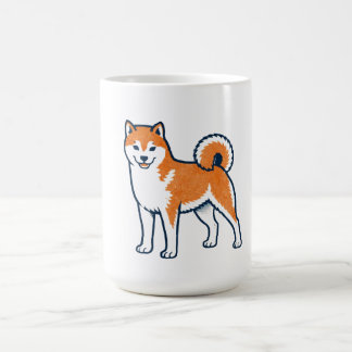 Caneca De Café Shiba Inu ー Standing