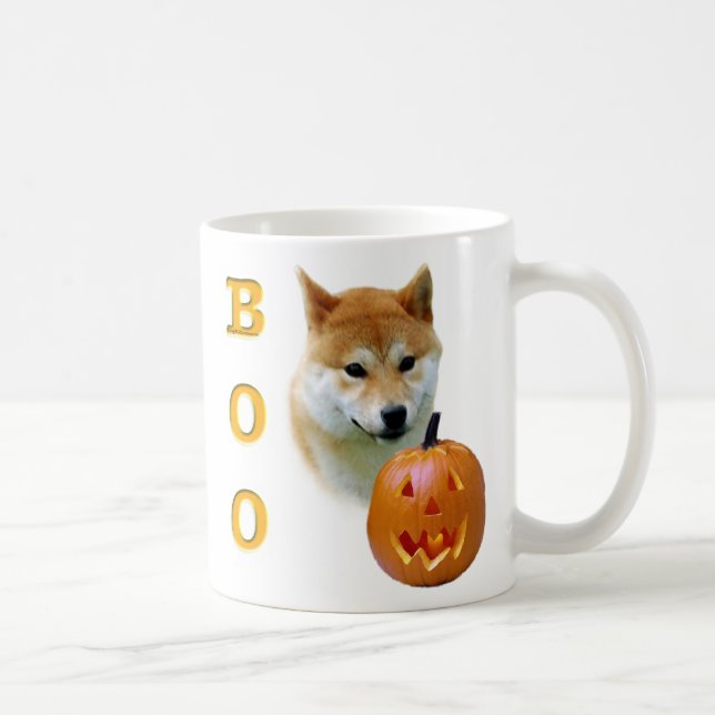 Caneca De Café Shiba Inu Boo (Direita)