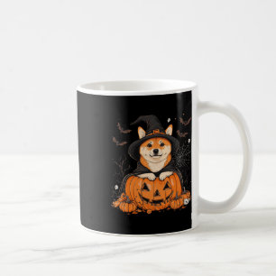 Caneca De Café Shiba Inu Cachorro Pumpkin Halloween Homens W
