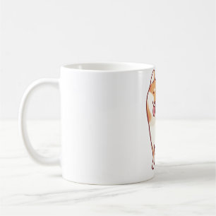 Caneca De Café Shiba inu Delight � Bela Arte Animal
