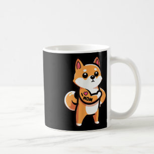 Caneca De Café Shiba Inu Eu Amo A Mãe Tatuagem Engraçada
