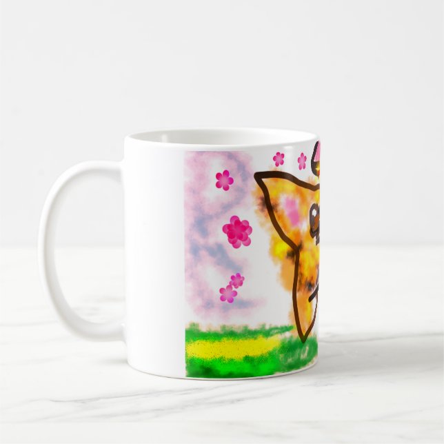 Caneca De Café Shiba Inu Love (Esquerda)