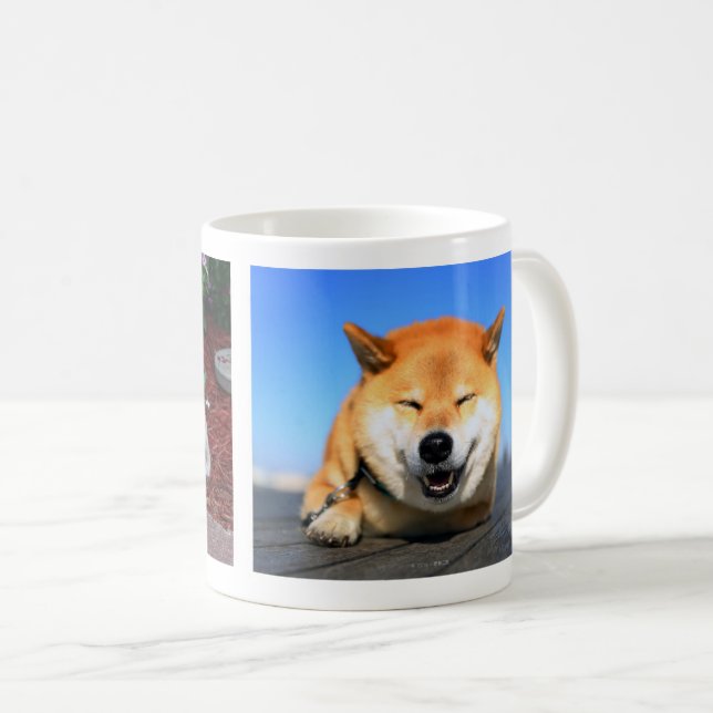 Caneca De Café Shiba-inu Maru (Frente Esquerda)