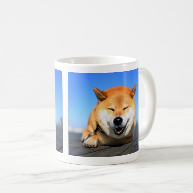 Caneca De Café Shiba-inu Maru (Frente Esquerda)