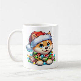Caneca De Café Shiba Inu Mug, um belo Natal