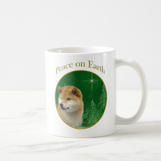 Caneca De Café Shiba Inu Peace (Direita)