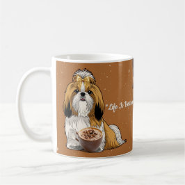 Caneca De Café Shih Tzu Chocolate Mug – Cute Dog & Hot Cocoa