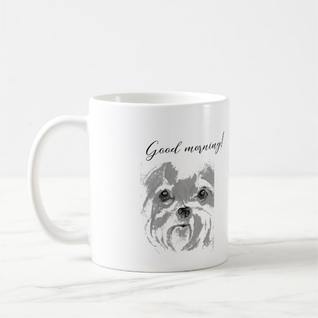 Caneca De Café Shih Tzu Coffee Mug (Esquerda)