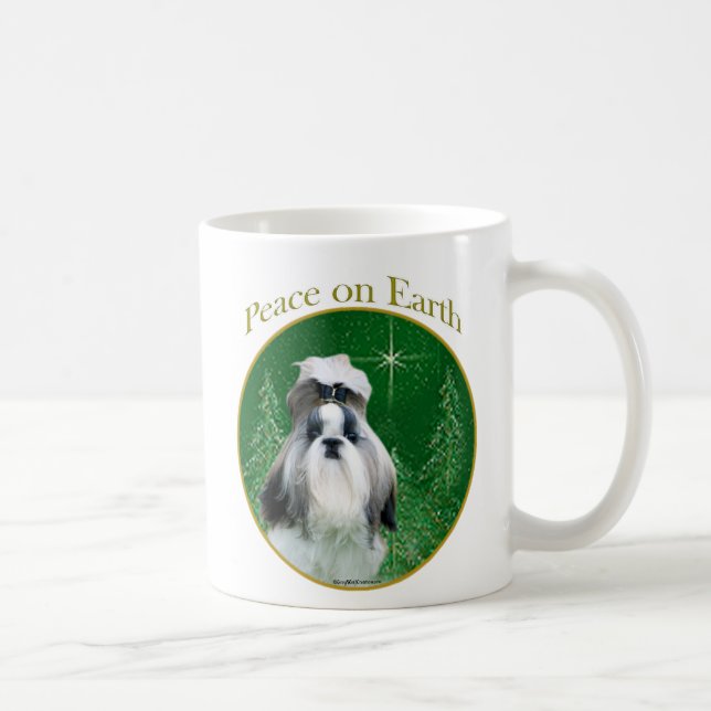 Caneca De Café Shih Tzu Peace (Direita)