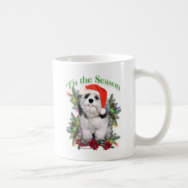 Caneca De Café Shih Tzu 'Tis the Season (Direita)