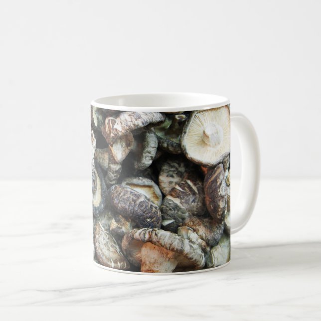 Caneca De Café Shiitake Mushroom (Frente Esquerda)