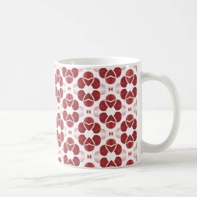 Caneca De Café Shimmering Glam Mug, Vermelho (Direita)