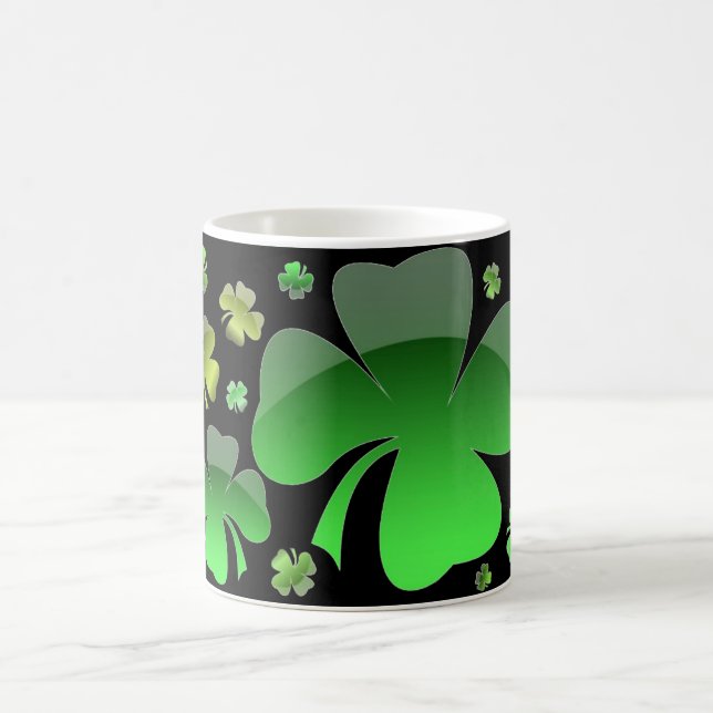 Caneca De Café Shiney Shamrocks (Centro)