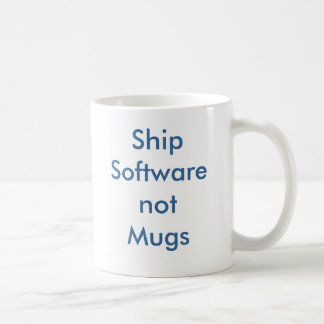 Caneca De Café ShipSoftwarenotMugs