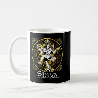 Caneca De Café Shiva 'Criador, Mantenedor, Destruidor' Deuses Hin