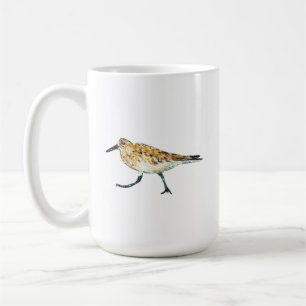 Caneca De Café Shorebird da praia do borrelho