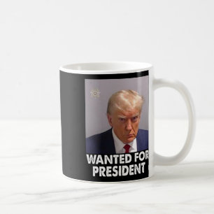Caneca De Café Shot Trump Engraçado Queria O Presidente 2024