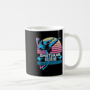 Caneca De Café Shotokan Karate Artes Marciais Japonesas Retro 1