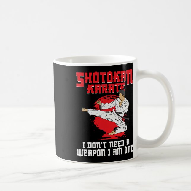 Caneca De Café Shotokan Symbol Training Arma de Treinamento Instr (Direita)