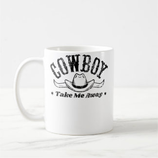 Caneca De Café Show de Rodeio Cowboy Leve-Me Embora Para o Oeste