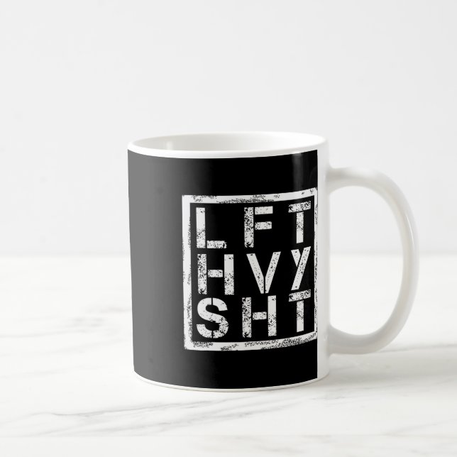 Caneca De Café Sht Sensível - Levante Shi Pesado... (Direita)