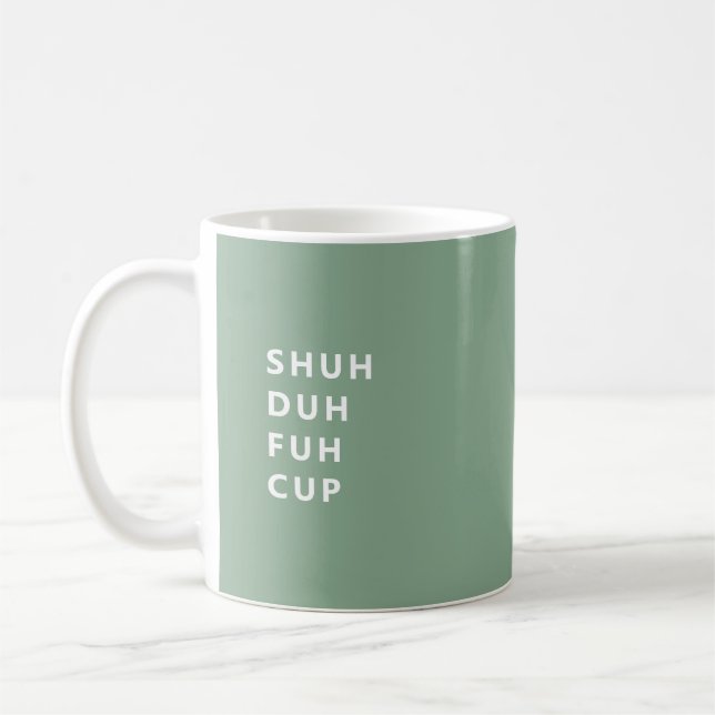 Caneca De Café Shu Duh Fuh Cup Fun Mug (Esquerda)