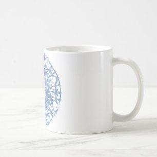 Caneca De Café Shuan azul Xi