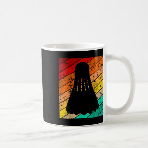 Caneca De Café Shuttle, Jogador De Bola De Badminton, Retro De Vi