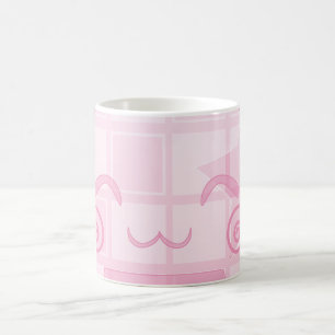 Caneca De Café Shyness monocromática!