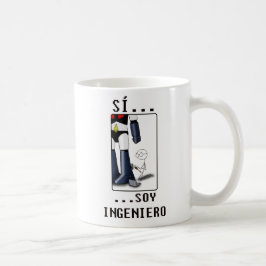 Caneca De Café Sí, soy ingeniero