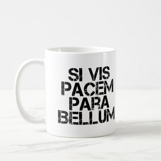 Caneca De Café Si Vis Pacem Para Bellum (Esquerda)