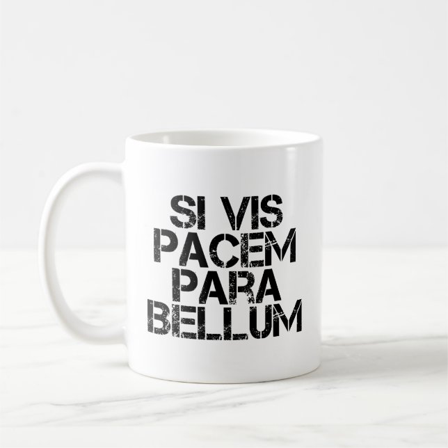 Caneca De Café Si Vis Pacem Para Bellum (Esquerda)