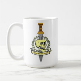 Caneca De Café Si Vis Pacem, Para Bellum.. Skull
