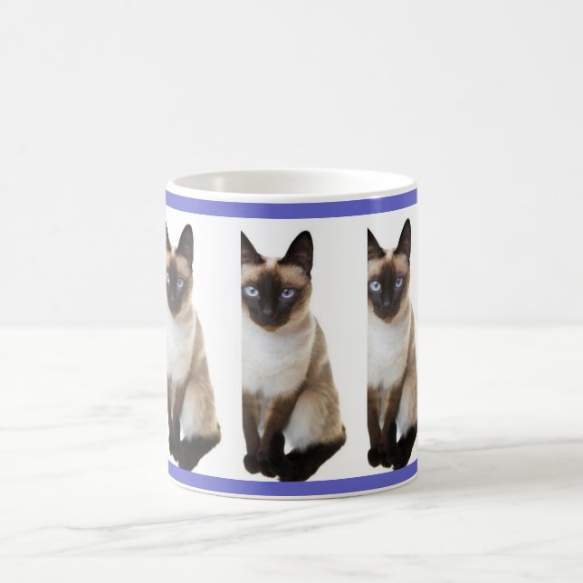Caneca De Café Siamês Cat Pet Fofinho Destino Zazzle (Centro)