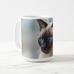 Caneca De Café Siamese Cat 749 Arte digital