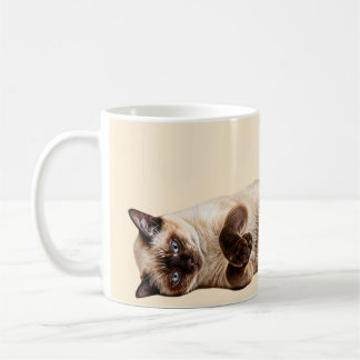 Caneca De Café Siamese Cozy Cat